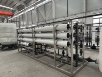 Machine de traitement d'eau potable par osmose inverse, système d'osmose inverse, purificateur d'eau commercial avec pompe, moteur PLC, 5000 L/heure