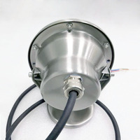 Projecteur LED RGB Submersible de Qualité Marine SS316L IP68 Étanche 12V 24V DMX pour Fontaines et Projets Piscine/Étang