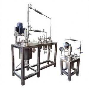 Reactor de Laboratorio Semi-Automático de 5 Litros con Calentamiento a Alta Temperatura, Recipiente de Reacción con Motor - Product Image 1