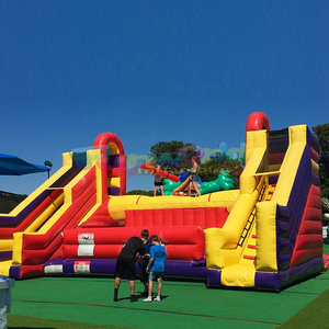 Toboggan géant commercial annonçant des jeux de carnaval gonflables Sports de plein air intéressants de Jeux <span class=keywords><strong>Chateau</strong></span> Gonflable <span class=keywords><strong>à</strong></span> <span class=keywords><strong>vendre</strong></span> - Product Image 2