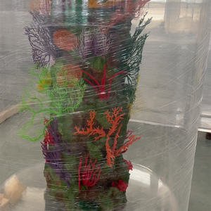 Acuario Cilíndrico <span class=keywords><strong>de</strong></span> Acrílico Transparente <span class=keywords><strong>de</strong></span> Gran Tamaño, 200 cm <span class=keywords><strong>de</strong></span> Altura, para Centro Comercial - Product Image 3