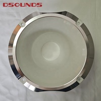 Corne de diffusion en aluminium de qualité supérieure, 2 pouces, à visser, pour haut-parleur de compression, accessoires d'enceinte de haute qualité, gorge de 2 pouces pour tweeter de voiture