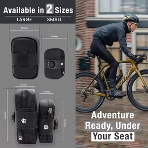 Waterproof Saddle <b>Bag</b> for Bicycle-<b>20L</b> Capacity Adjustable Strap Lightweight Outdoor Storage - Product Image 2