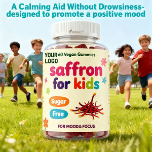 子供のための米国EUホットセールサフロンガンミーGABAサプリメントを含む天然サフロンエキスは気分サポートと穏やかなかんしゃくを提供します - Product Image 5