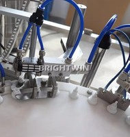 Máquina Llenadora y Tapadora de Botellas de Perfume y Gotas para Ojos, Automática, Peristáltica, de Escritorio, Monobloque, con Cinta Transportadora