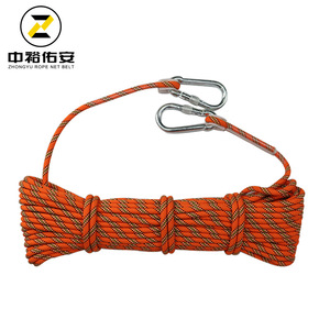Cuerda de seguridad de poliéster Zhongyu para escalada, 10m, 20m, 30m, para montañismo, escalada en roca, rápel y rescate. - Product Image 5