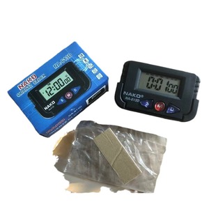 Reloj de escritorio digital Nako Na-613D con alarma, calendario, hora mundial y contador de pasos para uso en exámenes de estudiantes. - Product Image 3