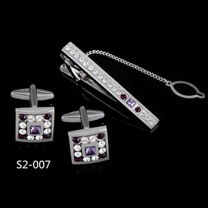 Di lusso della fabbrica <span class=keywords><strong>gemelli</strong></span> da uomo personalizzati <span class=keywords><strong>gemelli</strong></span> <span class=keywords><strong>con</strong></span> fermacravatta Set per camicia da lavoro - Product Image 5