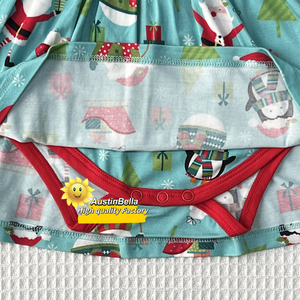 AustinBella Baby Dress <span class=keywords><strong>elegante</strong></span> stampato manica lunga vestito bambina progettato con l'alta qualità per i vestiti del neonato - Product Image 6