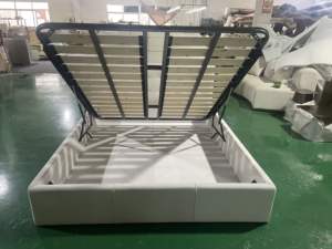 Muebles de Dormitorio Personalizados de Estilo Europeo, Cama Doble Simple para Dormitorio Doble - Product Image 3