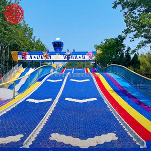 Juego de Parque de Diversiones para Niños: Tobogán de Nieve Seca Arcoíris, Pista de Deslizamiento, Parque Infantil Exterior, Juegos para Niños - Product Image 1