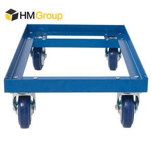 Carro de bastidor angular móvil de acero duradero personalizado con cuatro ruedas - Product Image 3