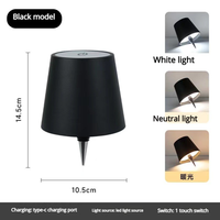 Nouvelles lampes de table rechargeables pour bouteilles de vin, 3 couleurs, pour mariages, fêtes, bars, restaurants, lampes sans fil pour bouteilles