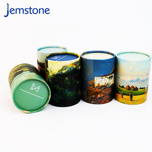 Embalaje de caja de tubo de papel biodegradable con logotipo personalizado ecológico con logotipo personalizado - Product Image 5