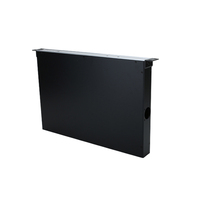Boîtier métallique galvanisé en alliage d'aluminium de 19 pouces 1U 300 mm pour montage en rack, indice de protection IP54, certifié ISO9001