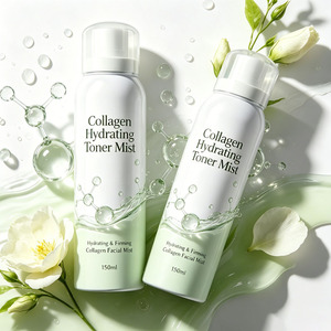 150ml Collagen Facial Toner Mist Hydrating Firming Face <b>Spray</b> For <b>Moisturizing</b> Skin Care Makeup Setting OEM - Product Image 2