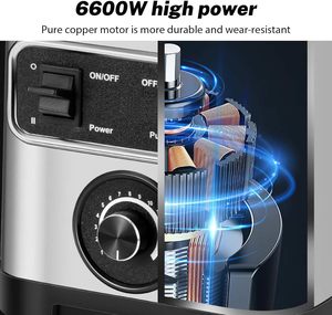 Licuadora Comercial de Alta Resistencia 6 en 1 de 3L con Velocidad Variable y Motor de Cobre Puro - Procesador de Alimentos y Exprimidor de Smoothies - Product Image 3