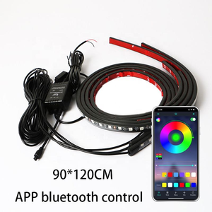 <span class=keywords><strong>Kit</strong></span> d'éclairage néon universel pour dessous de caisse de <span class=keywords><strong>voiture</strong></span>, 12V RGB LED, bande lumineuse pour châssis, luminosité réglable, étanche, lampe décorative extérieure pour <span class=keywords><strong>voiture</strong></span> - Product Image 2