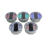 CadSolar CS-SR-823 136mm Solar Road Stud 57 Ton Ketahanan Statis 3 LED per Sisi IP68 untuk Jalan Perkotaan dan Penyeberangan Jalan