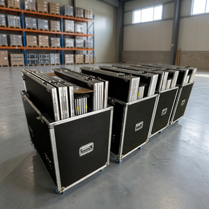 เวทีแบบแพลตฟอร์มน้ำหนักเบาพร้อมกล่องเก็บของ ระบบล็อคพื้นเวทีกันลื่น - Product Image 2