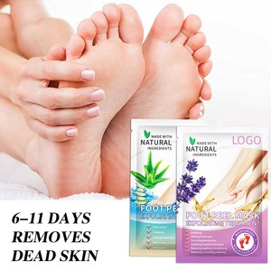 Gel exfoliante de lavanda y <span class=keywords><strong>Aloe</strong></span> <span class=keywords><strong>Vera</strong></span>, mascarilla Exfoliante <span class=keywords><strong>para</strong></span> pies, tacones secos <span class=keywords><strong>agrietados</strong></span> y callos - Product Image 3