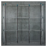 Kit de stand d'exposition pliable multi-panneaux, sans outils, montable en 3 minutes, avec toile personnalisée imprimée pour salon professionnel