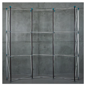 Kit <span class=keywords><strong>de</strong></span> Exhibición Multi-Pantalla Plegable, Montaje Rápido sin Herramientas, Fondo Plegable, Impresión <span class=keywords><strong>de</strong></span> Tela Personalizada OEM, Pared <span class=keywords><strong>de</strong></span> Exhibición - Product Image 4