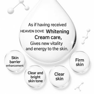 Crème hydratante nourrissante lissante et éclaircissante pour le visage HEAVEN <span class=keywords><strong>DOVE</strong></span> 180g, naturelle et biologique, pour peaux noires - Product Image 2