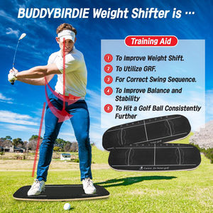 फ़ैक्टरी सप्लाई गोल्फ़ प्रशिक्षण अभ्यास सहायता गोल्फ़ स्विंग बैलेंस बोर्ड गोल्फ़ पुटिंग ट्रेनर प्रेशर प्लेट लकड़ी - Product Image 3