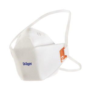 DRAGER 3951920 FFP2 NR D misura M/L respiratore monouso Half Face Earloop materiale polvere cotone scatola funzione 20 pezzi - Product Image 1