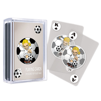Cartes à jouer en plastique transparent de marque RRB027S113-C, 58x88mm, 54 cartes, revêtement unique des deux côtés, épaisseur 0,27mm