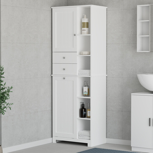 <span class=keywords><strong>Armoire</strong></span> <span class=keywords><strong>de</strong></span> rangement moderne en MDF durable, haute et grande, pour <span class=keywords><strong>salle</strong></span> <span class=keywords><strong>de</strong></span> <span class=keywords><strong>bain</strong></span>, hôtel, maison, <span class=keywords><strong>avec</strong></span> <span class=keywords><strong>panier</strong></span> à <span class=keywords><strong>linge</strong></span> et tiroirs - Product Image 2