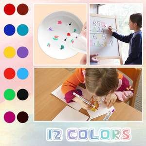 Pena Menggambar DIY 12 Warna Pena Lukis Air Ajaib Spidol Papan Tulis yang Dapat Dihapus - Product Image 5