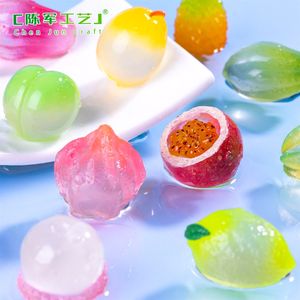 Juguete <span class=keywords><strong>de</strong></span> Comida <span class=keywords><strong>de</strong></span> Simulación <span class=keywords><strong>de</strong></span> Frutas Luminosas Grandes y Lindas, Accesorios Decorativos para Bolsas Ciegas, Miniaturas <span class=keywords><strong>de</strong></span> Resina para Escritorio - Product Image 4