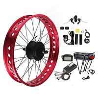 Le plus récent kit de conversion de vélo électrique à moteur de moyeu super puissant 3000w avec batteries ebike 26*4.0 kit de vélo électrique à moteur de moyeu FAT