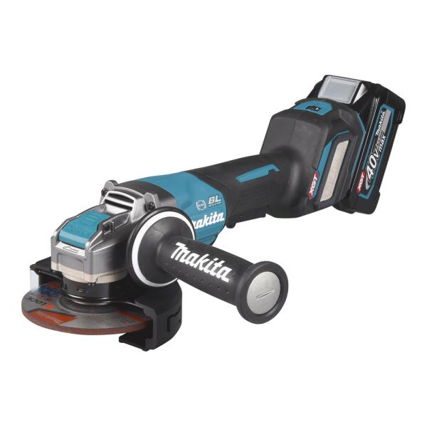 MAKITA - GA044GM201 угловая шлифовальная машина XGT®40Vmax Ø125 мм (с батареями 2 4 мАч и быстрым зарядным устройством) шлифовальные и хонинговальные машины