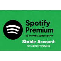 Cuenta Familiar Premium de Spotify por un Año, Activación Rápida, Disfruta de tu Vida Musical, One Fifth