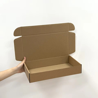 Prezzo di fabbrica basso Moq Kraft marrone cartone ondulato scatole di spedizione con il vostro Design sostenibile riciclato Mailer Box per l' E-commerce