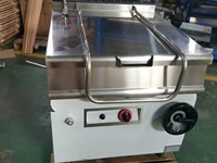 Équipement de cuisine commerciale multifonctionnel : Plaques inclinables et marmites de cuisson, Machine de cuisson électrique type Bratt Pan
