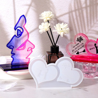 Herz Zeichen Formen Memorial Geschenk Zeichen Formen für Valentinstag Geschenk Epoxidharz Casting Home Decor Silikon form
