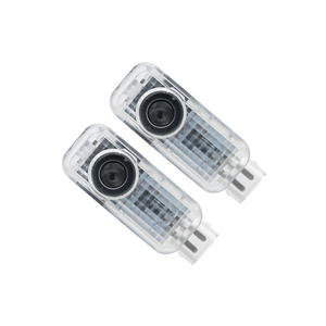 Luci di Benvenuto a LED per Portiere Auto <span class=keywords><strong>Audi</strong></span> - Nuove Lampade Proiettore Effetto Ombra per Modelli A1, A3 8P, 8V, <span class=keywords><strong>A4</strong></span>, A5, A6, A7, A8, Q3, Q5, Q7, Q8, Sline, TT - Product Image 3