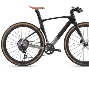 Bicicleta <span class=keywords><strong>de</strong></span> Fibra <span class=keywords><strong>de</strong></span> Carbono Gravel V3 con Manubrio Plano, 700c*40, <span class=keywords><strong>24</strong></span> Velocidades, Frenos <span class=keywords><strong>de</strong></span> Disco Hidráulicos, Todoterreno, Unisex para Adultos, Capacidad <span class=keywords><strong>de</strong></span> Carga <span class=keywords><strong>de</strong></span> 120 kg - Product Image 3