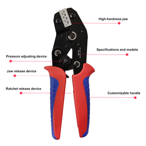 Ratchet <b>Crimping</b> Pliers, Multi-size Terminal Crimper <b>Tool</b> for Insulated & Non-insulated Electrical <b>Wire</b> Terminals <b>Crimping</b> - Product Image 5