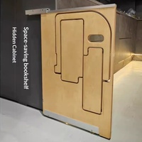 Échelle pliante multifonctionnelle dissimulée, 1-2-3 marches, intégrée à la garde-robe, armoire latérale, marchepied pour enfants, pour la cuisine