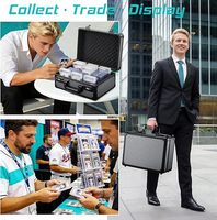 Boîte de rangement pour cartes gradées, Étui de rangement pour cartes à collectionner, Étuis de rangement pour cartes Toploader pour cartes sportives, Étui pour cartes de baseball