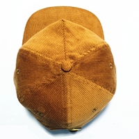 Chapeau Snapback en velours côtelé Chapeau Snapback non structuré à bord plat brodé 3d personnalisé en gros