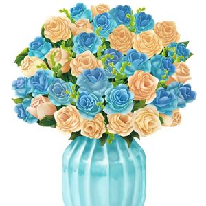 Grand bouquet de fleurs, carte 3D en papier faite à la main pour la fête des mères, les anniversaires, les anniversaires de mariage et Noël, pour maman, femme - Product Image 4