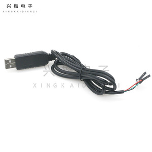 Cable serie USB a RS232 Ft232rl con salida de CC, enchufe de material de PVC para electrónica - Product Image 2