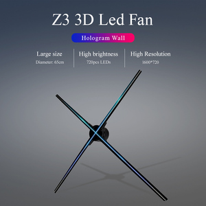 Venta Directa de Fábrica, Proyector Holográfico Estéreo Suspendido Mejorado de 65 cm, Ventilador LED, Pantalla de Alta Definición, 3D FY3D-Z3 3d Le - Product Image 5