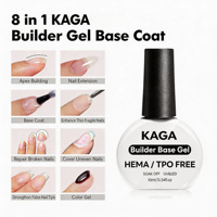 Gel de base multifonctionnel Hema TPO Free Builder Base Gel UV LED Soak Off pour la construction d'extensions d'ongles Apex, OEM ODM, vente en gros uniquement, pas de vente au détail